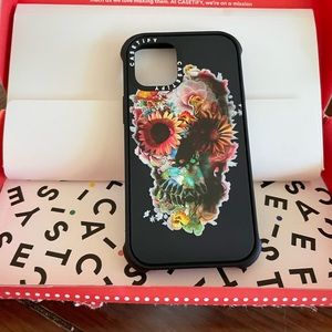 Casetify iPhone 12 mini case - Skull 2